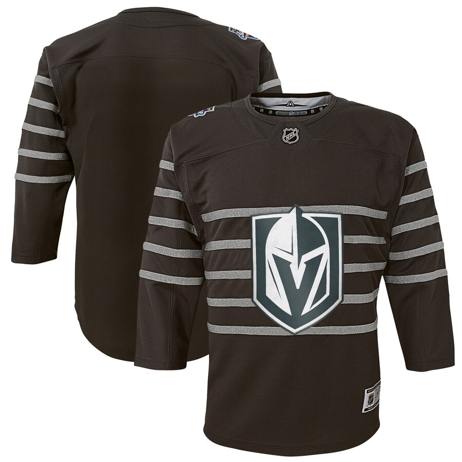 Youth Vegas Golden Knights Gray 2020 NHL All-Star Game Premier Jersey->youth nhl jersey->Youth Jersey